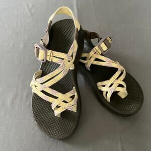 Chaco Women's ZCloud X2 Sport Sandals Braided - Size 9 - Yellow Multicolor